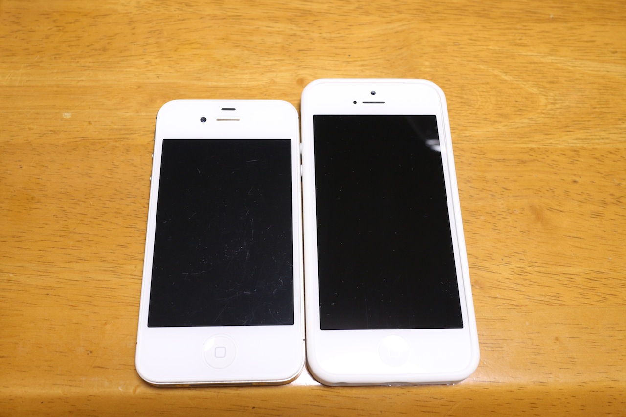 iphone4sとiphone5